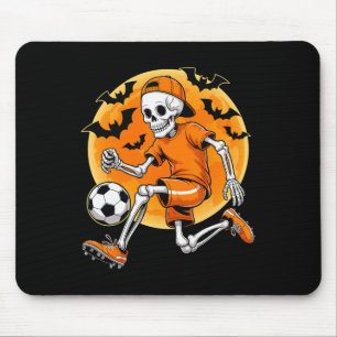 Alfombrilla De Ratón Esqueleto Fútbol Hombres Niños Halloween Fútbol C