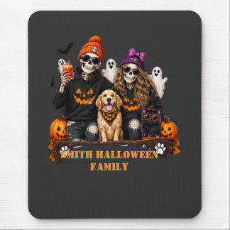 Alfombrilla De Ratón Esqueleto Personalizado de Halloween Quédate Espel