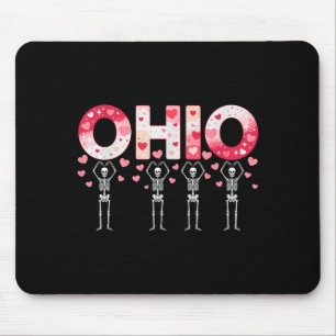 Alfombrilla De Ratón Esqueletos Divertidos De Ohio En Valenti Del Medio