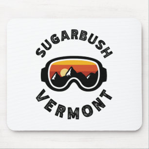 Alfombrilla De Ratón Esquí De Azúcar Snowboard En Vermont