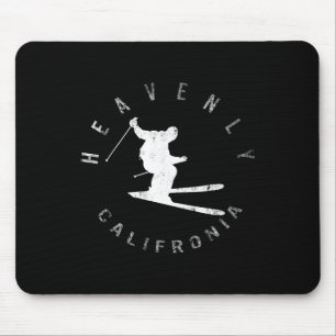 Alfombrilla De Ratón Esquí de montaña celestial Snowboard Invierno C