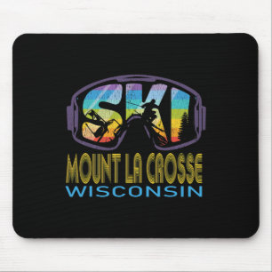 Alfombrilla De Ratón Esquí Mount La Crosse Wisconsin Vacaciones de Esqu