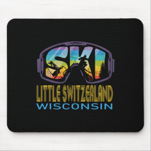 Alfombrilla De Ratón Esquí Pequeña Suiza Vacaciones de Esquí en Wiscons