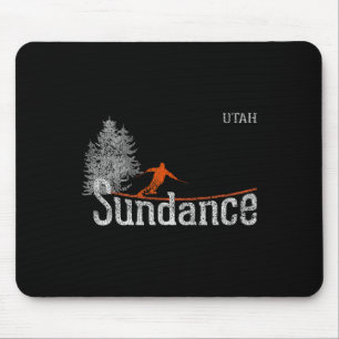 Alfombrilla De Ratón Esquí vintage de Sundance Utah al estilo de los 80