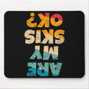 Alfombrilla De Ratón Esquiador de estilo libre divertido, ¿están bien m