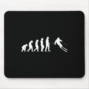 Alfombrilla De Ratón Esquiar por evolución humana Snowboarding