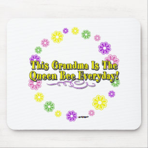 Alfombrilla De Ratón Esta Abuela Es El Anillo De Flores De La Reina