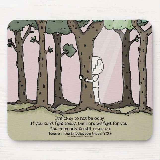 Alfombrilla De Ratón Está bien no estar bien (Frente)