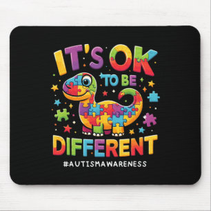 Alfombrilla De Ratón Está Bien Ser Diferente Conciencia Del Autismo Cut