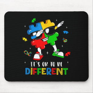 Alfombrilla De Ratón Está bien ser el diferente rompecabezas del autism