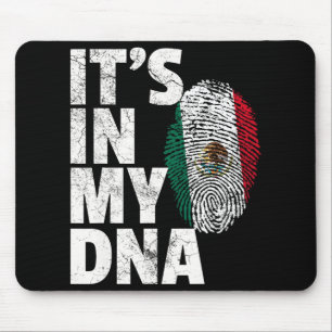 Alfombrilla De Ratón Está En Mi Adn Mexicano Bandera De México Cinco De