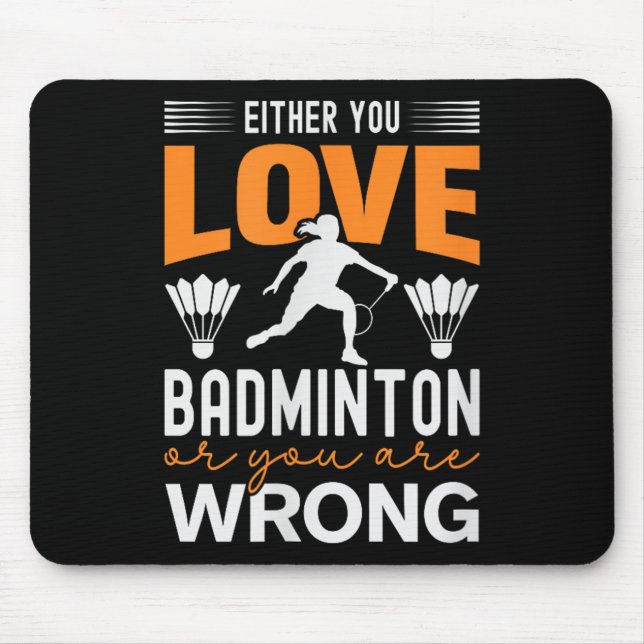 Alfombrilla De Ratón Está En Mi Dna Badminton Shuttle Badminton P (Frente)