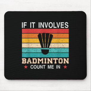Alfombrilla De Ratón Está En Mi Dna Badminton Shuttle Badminton P