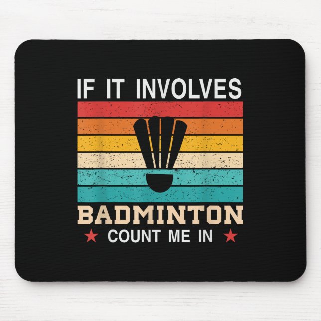 Alfombrilla De Ratón Está En Mi Dna Badminton Shuttle Badminton P (Frente)