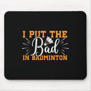 Alfombrilla De Ratón Está En Mi Dna Badminton Shuttle Badminton P