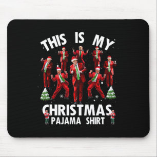 Alfombrilla De Ratón Esta es la danza Funnytrump de mis Navidades