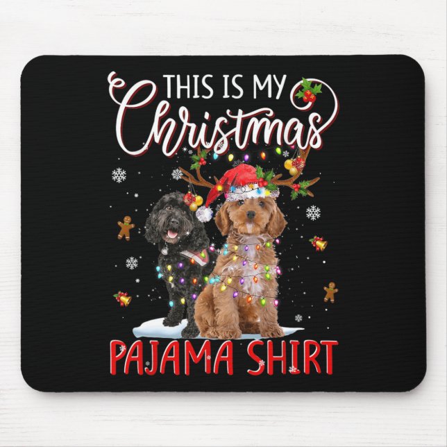 Alfombrilla De Ratón Esta es la luz de mis Navidades Pajama Apoo Navida (Frente)