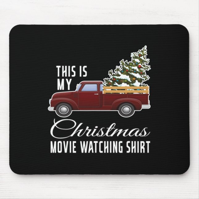 Alfombrilla De Ratón Esta Es La Película De Mis Navidades Mirando Con V (Frente)