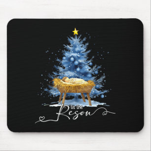 Alfombrilla De Ratón Esta Es La Razón Jesu Navidad Cristiana Árbol De N