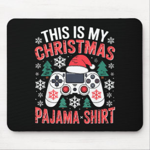Alfombrilla De Ratón Esta es mi camisa de pijama de Navidad para hombre