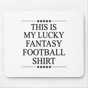 Alfombrilla De Ratón Esta Es Mi Camiseta De Fútbol De Fantasía De La Su