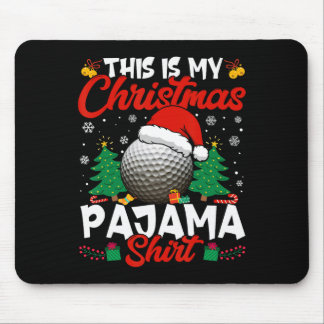 Alfombrilla De Ratón Esta es mi Navidad, amante del golf hombres mujere
