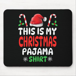 Alfombrilla De Ratón Esta es mi Navidad Pajama Hombres Mujeres Niños Ni