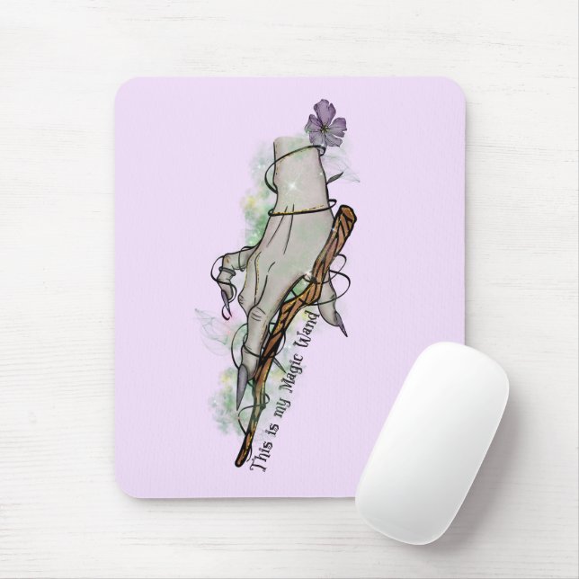 Alfombrilla De Ratón Esta es mi varita mágica (Con ratón)
