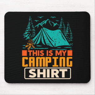 Alfombrilla De Ratón Esta es una camisa de camping divertida para campi