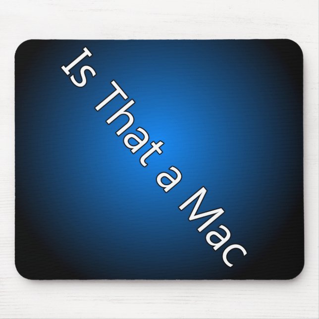Alfombrilla De Ratón Está eso un mac Mousepad (Frente)