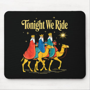 Alfombrilla De Ratón Esta Noche Cabalgamos Navidad, 3 Reyes Magos, C Cr