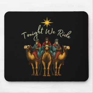 Alfombrilla De Ratón Esta Noche Cabalgamos Tres Hombres Sabios Jesús Cr