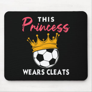 Alfombrilla De Ratón Esta Princesa Usa Tacos Chica de Fútbol Genial Más