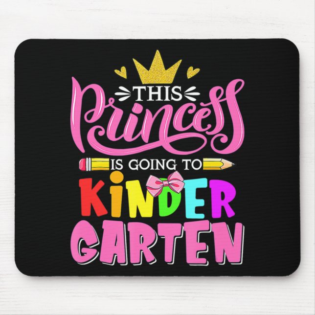 Alfombrilla De Ratón Esta Princesa Va A Volver A La Jardín De Niños (Frente)