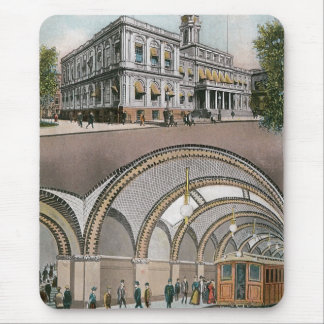 Alfombrilla De Ratón Estación de bucles, Ayuntamiento, NY