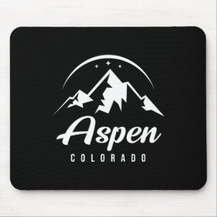 Alfombrilla De Ratón Estación de esquí Aspen Colorado Esquí Snowboard