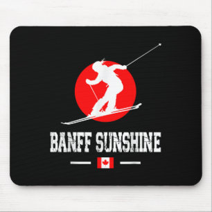 Alfombrilla De Ratón Estación de Esquí Banff Sunshine Canadá Montañas R
