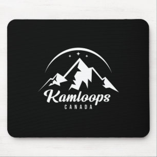 Alfombrilla De Ratón Estación de esquí de Kamloops Canada Ski Resort Sn