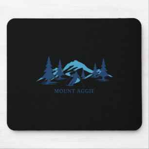 Alfombrilla De Ratón Estación de esquí Mount Aggie Texas Esquiando Esqu