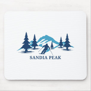 Alfombrilla De Ratón Estación de esquí Sandia Peak Nuevo México Esquiad