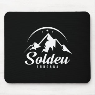 Alfombrilla De Ratón Estación de esquí Soldeu Andorra Esquí Snowboard