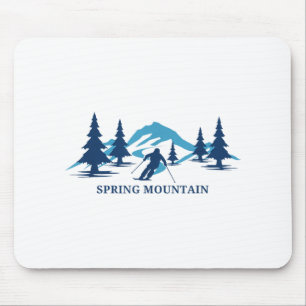 Alfombrilla De Ratón Estación de esquí Spring Mountain Pennsylvania Ski