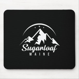 Alfombrilla De Ratón Estación de esquí Sugarloaf Maine Esquí Snowboard
