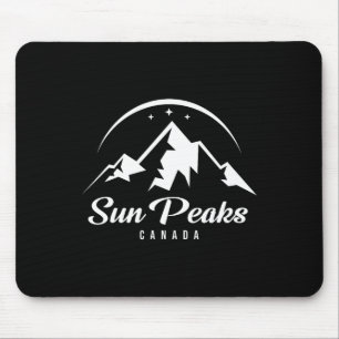 Alfombrilla De Ratón Estación de esquí Sun Peaks Canadá Esquí Snowboard