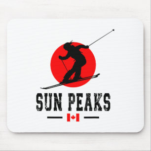 Alfombrilla De Ratón Estación de esquí Sun Peaks Canadá Montañas Rocosa