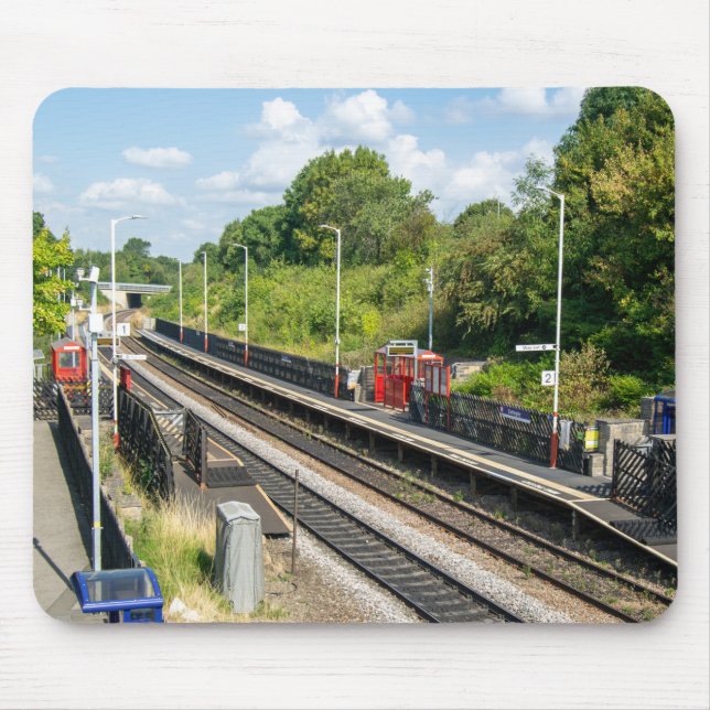 Alfombrilla De Ratón Estación de Ferrocarril de Cottingley, Leeds (Frente)