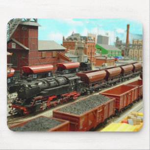 Alfombrilla De Ratón Estación de tren modelo Mousepad