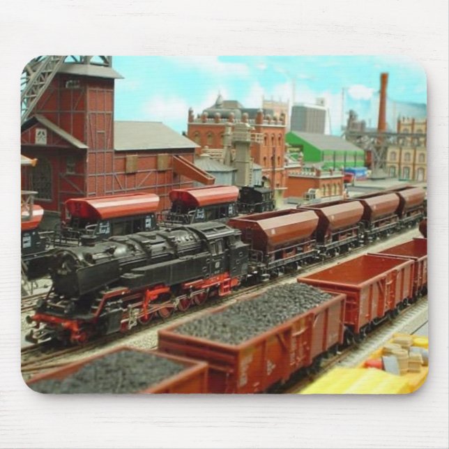 Alfombrilla De Ratón Estación de tren modelo Mousepad (Frente)