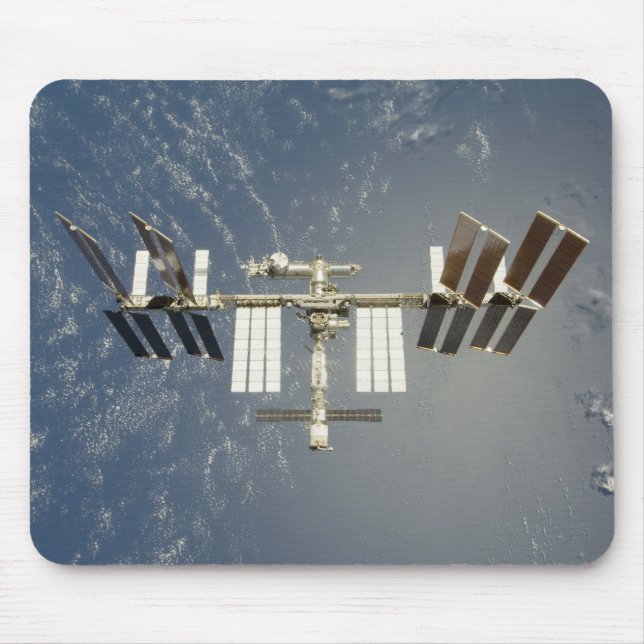 Alfombrilla De Ratón Estación espacial internacional retrocedida (Frente)