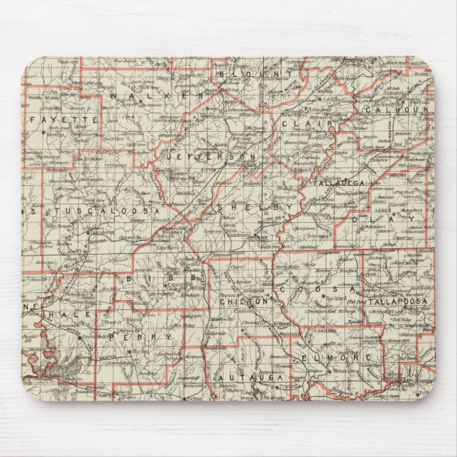 Alfombrilla De Ratón Estado de Alabama (Frente)